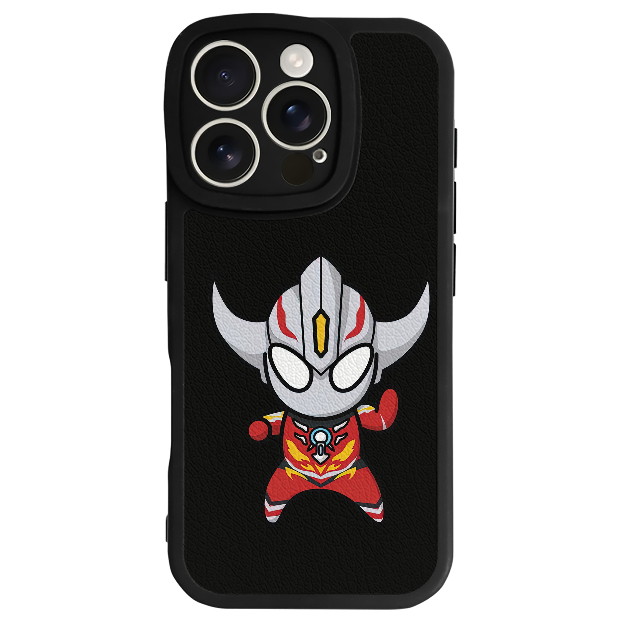 （画像用） ウルトラマン Ultraman 【iPhone 16シリーズ対応】シリコンスマホケース（レザー調） 材質：シリコン